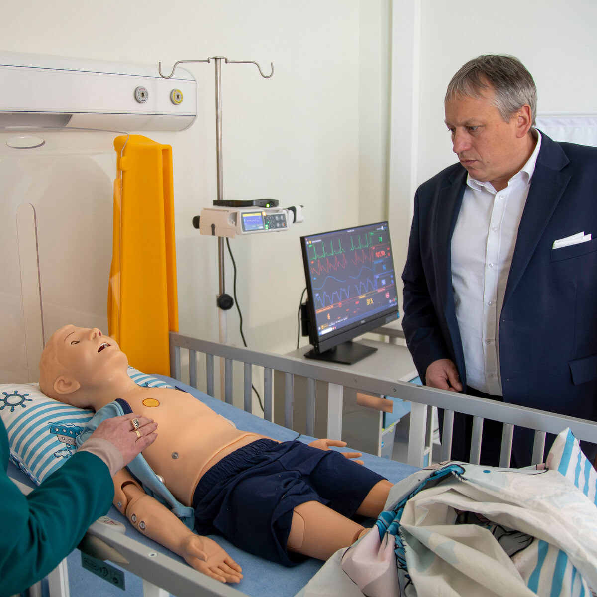 Rektor PUZG z wizytą w ANS w Elblągu